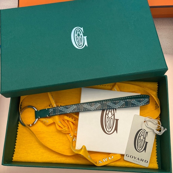 Goyard Accessories Goyard Sesame Keychain Green Poshmark